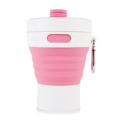 China Viable Convenient To Carry Collapsible Silicone Cup Drinkware Cup Coffee Mug For Travel Product for sale