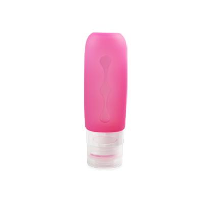 China Food Grade Silicone + Food Grade Portable PP Cylinder Long Split Travel Silicone Shampoo Bottle Cosmetics Bottling Bottles for sale