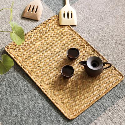 China 2021 New Viable Black Fancy Jute Gold Placemat Placemat Woven Mat Tea Table Weave Plaemat Sea Grass 6Pc Placemat Place Mat 2021 for sale