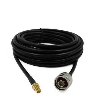 China Telecom Low PIM RG195 RF Jumper Cable With SMA Male Connector And SMA Female Connector for sale