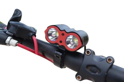 China Lightweight High Output Bike Lights , Portable Bright Push Bike Lights  for sale