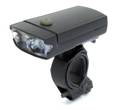 China Black Frame Rechargeable Front Bike Light Small Size 120LM Lumens For Cycling for sale