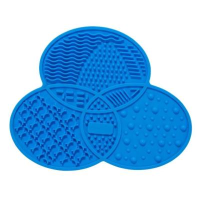 China Flexible Silicone Makeup Cleansing Brush Scrubber Mat for sale