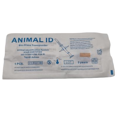 China ISO11784/5 EM4305 Pet FDX-B RFID Chip Capsule Glass Tag For Pets Dog Cat Horse for sale