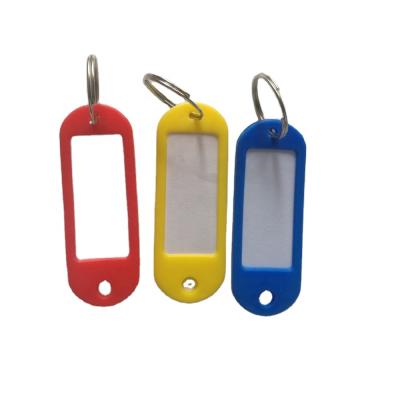 China For holding key colorful plastic key chain tag for sale