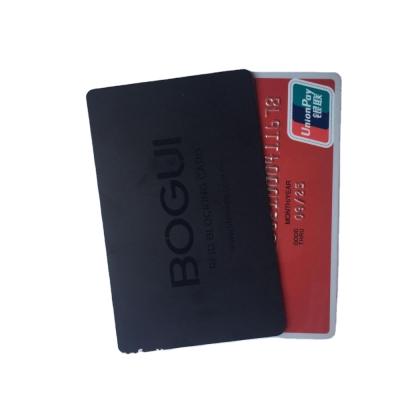 China RFID blocking RFID blocking card to protect debit/credit card for sale