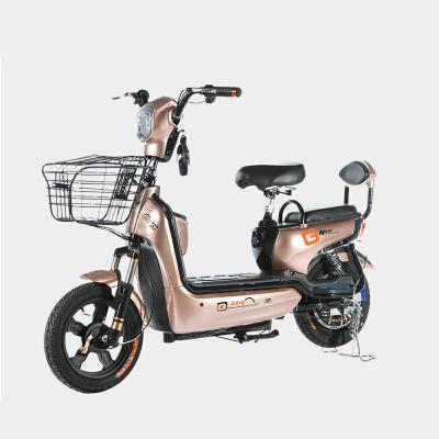 China Electric bicycle frame aluminum alloy electric bicycle cargo bicycle for two person electric bicycle for sale