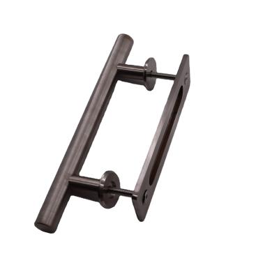 China Easy Installation Quality Barn Door Handle Hardware Accessories Set Sliding Industrial Door Handle for sale