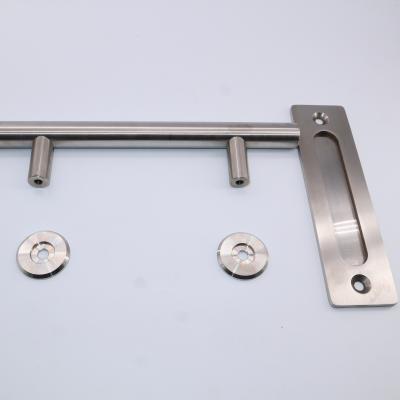 China Easy Installation Stainless Steel Sliding Barn Door Handle To Slide Barn Door Pull Handle for sale