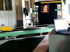 Horizontal cutting machine for outer tire