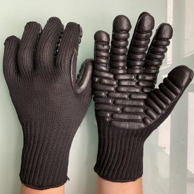 China Anti Slip Resistant Firm Grip Soft Flexible Anti Vibration Glove for sale