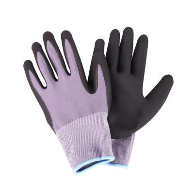 China 15g Micro Nylon Spandex Foam Nitrile Work Glove Anti Slip for sale