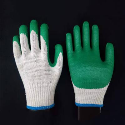 China Heavy Industry 13 Gauge Industry Nylon Latex Palm Rubber Hand Protection Coated Safety Gloves for sale