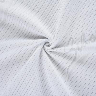 China Durable Double Jacquard 100 Polyester Stretch Knit Mattress Ticking Fabric , Knitting Mattress Fabric for sale