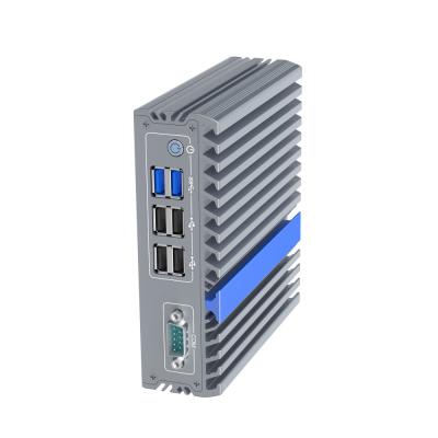 China Compacto Mini PC industrial sin ventilador J3710 CPU Mini PC con Windows 11 en venta