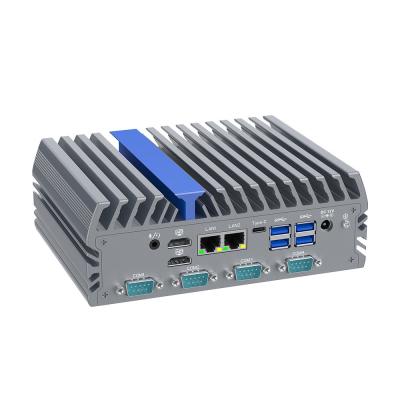 China Intel 12th Gen Fanless System Alder Lake N100 Industrial PC met 6 Com Rs232 Te koop