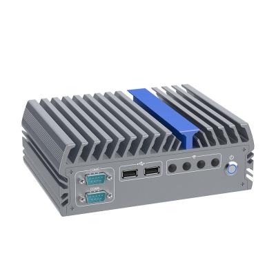 China Intel N100 Robuuste industriële pc 6 USB 6 COM Wandcomputer Te koop