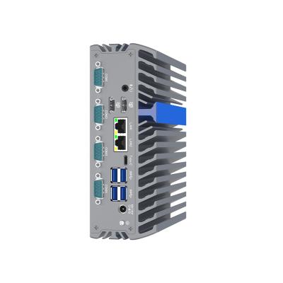 China DC 12V Industrial N100 Embedded Box Computers Support Network Wake Up Te koop