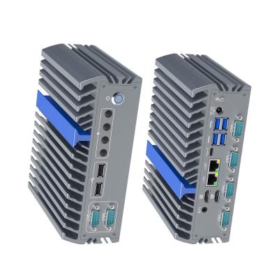 China Kleiner Industrie-PC 2 Intel I226-V Mini-PC ohne Lüfter für das Pos-System zu verkaufen