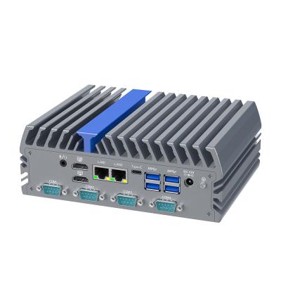 China Fanless Industrial Computer Ten Core DDR5 4800 Al Embedded Computer for sale