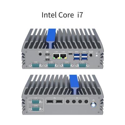 China Compact Core Industrial PC tot 32 GB geheugen DDR5 met 2 Intel Gigabit LAN Te koop