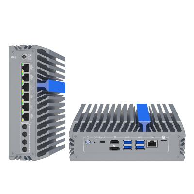 China 6 Lan-Ports Firewall Mini PC mit 14. Generation Core Ultra Prozessor zu verkaufen