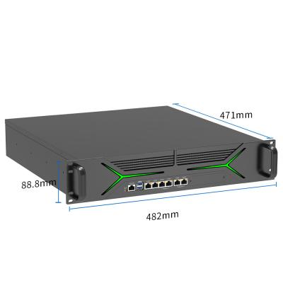 Chine 2U Rack Mount Application Server 4 Port optique pour la modernisation du centre de données à vendre