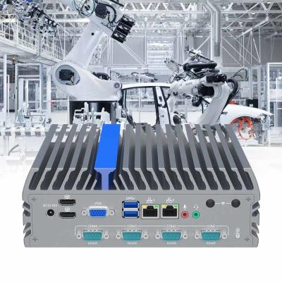 China Computador industrial sem ventilador DDR4 RAM M.2 SSD para sistema de controlo a laser CNC à venda