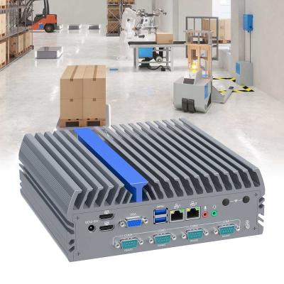 China Intel I3 12300T Quad Core Industrial Embedded Computer With PCIE 3.0 X4 NVME for sale