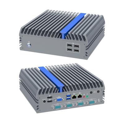 China Fanless Industrial Mini PC 12th Gen Intel Core I5 12500t Six Core for sale