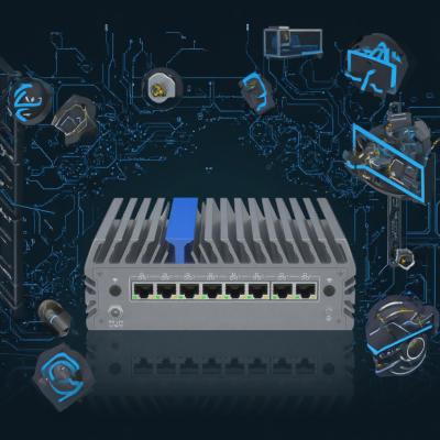 China Compact 6 LAN Firewall Appliance Core Ultra 7 155U voor cyberbeveiliging Te koop