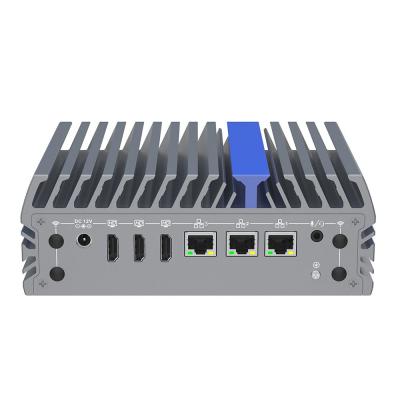 China Sistema integrado Mini PC i5 1235U Triple 4K HDM 12a generación de energía para control industrial en venta