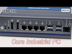 12th gen intel i5 i7 ddr5 ram book type din rail industrial computer