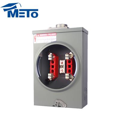 China ISO 9001 Plant Watt 125amp Single Phase Energy Meter Residential / Multipurpose Socket Base / Meter for sale