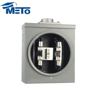 China 100 Amp Meter Socket Electrical Center Residential / General Purpose Single Meter Socket for sale