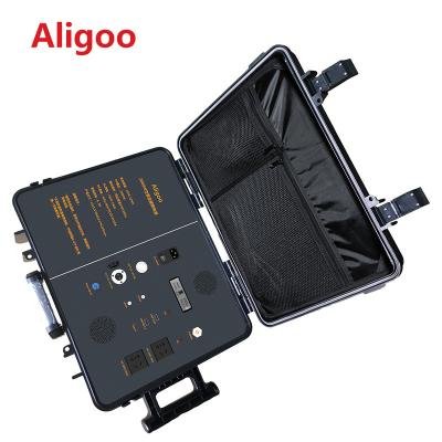 China NEW DESIGN 2500W INSTRUMENTATION Portable Generator Camping Backup Battery Holder Suitcase High Power Station for sale