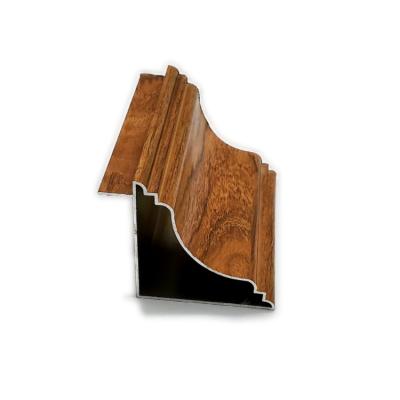 China door & Aluminum Window Extrusion 6063 Wood Grain Aluminum Section Supplier for sale