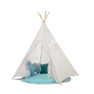 China KingGear Foldable Indian Play Tents for Girls & Boys Canvas Tipi Childrens Tents zu verkaufen