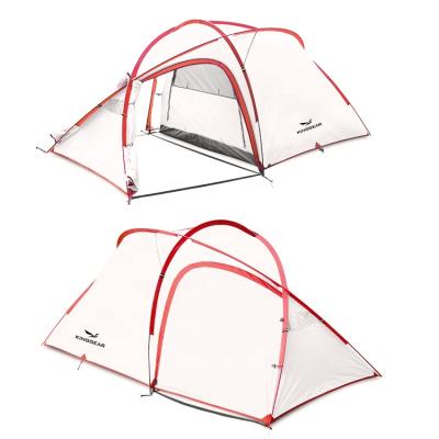 China KingGear Japanese Ultralight Collapsible Large Family Waterproof Folding Military 2-3 Person Camping Backpacking Tent à venda