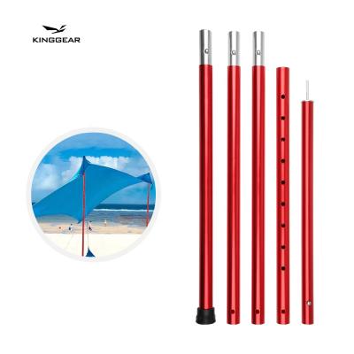 중국 KingGear OEM Custom Outdoor Telescopic Adjustable Aluminum 6063 Tarp Pole Camping Tent Poles 판매용