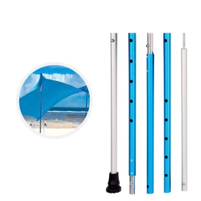 中国 Telescoping Aluminum Camping Tarp Poles Tarp And Tent Adjustable Lightweight Poles 販売のため