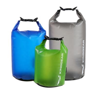 China Custom Colors PVC Film 5L/ 10L/ 20L/ 30L Roll Top Lightweight Dry Storage Bag Waterproof Dry Bag Te koop