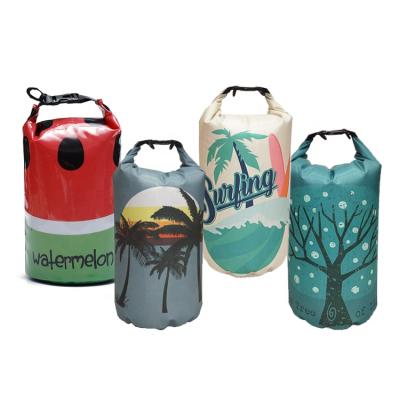 China Custom Logo Floating 2L 5L 10L 15L 20L 25L 30L 210T ripstop PVC Ocean Pack Waterproof Backpack Dry Bag for sale