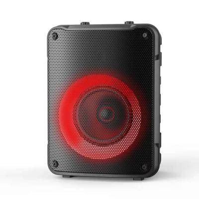 China Custom High Quality Cheap Price Sound Box Video Call For Sale Portable Speaker Led Light Party Speaker Mini Partybox Flame BT Speaker for sale