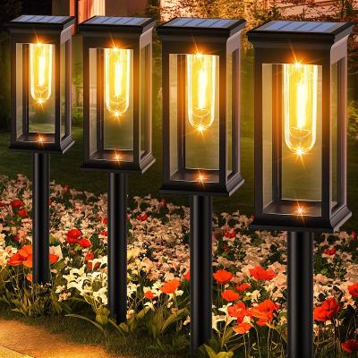 China Waterproof Garden Lawn Light Garden Decoration Light Cavity Lawn Lamp Solar Outdoor LED Garden Pathway for sale