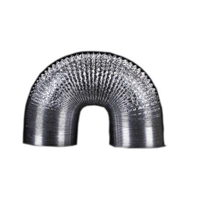 China Modern Fire Resistant Flexible Air Duct Dryer Duct Pipe Double Layer Aluminum Foil Duct Hose 100mm/10m for sale