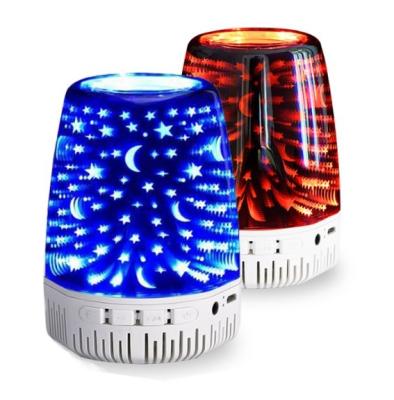 China Wireless Colorful LED Night Light Bluetooth Speaker TWS Wireless Speaker With 3D Stereo Light Effects Support Hands Free for sale