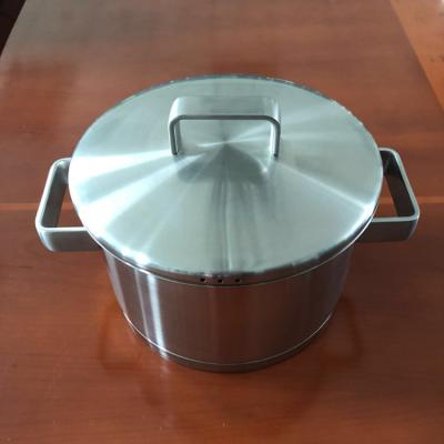 China Viable professional cookware manufacturer high quality OEM soup ports 18/8 stainless steel stock pot with custom size for sale