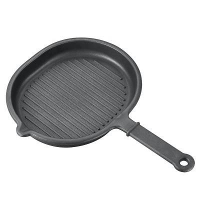 China Durable Professional Maker Oval Shape Barbecue Trays Cast Aluminum Cookware 26cm Frying Pans Pan Skillets Pizza Bakeware Frying for sale