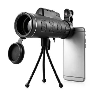 China Night Vision Monocular High Definition Mini Prism Telescope 40X60 Monocular Telescope With Mobile Phone Clip Tripod Camera Surpass 17.3x9x6.5cm for sale